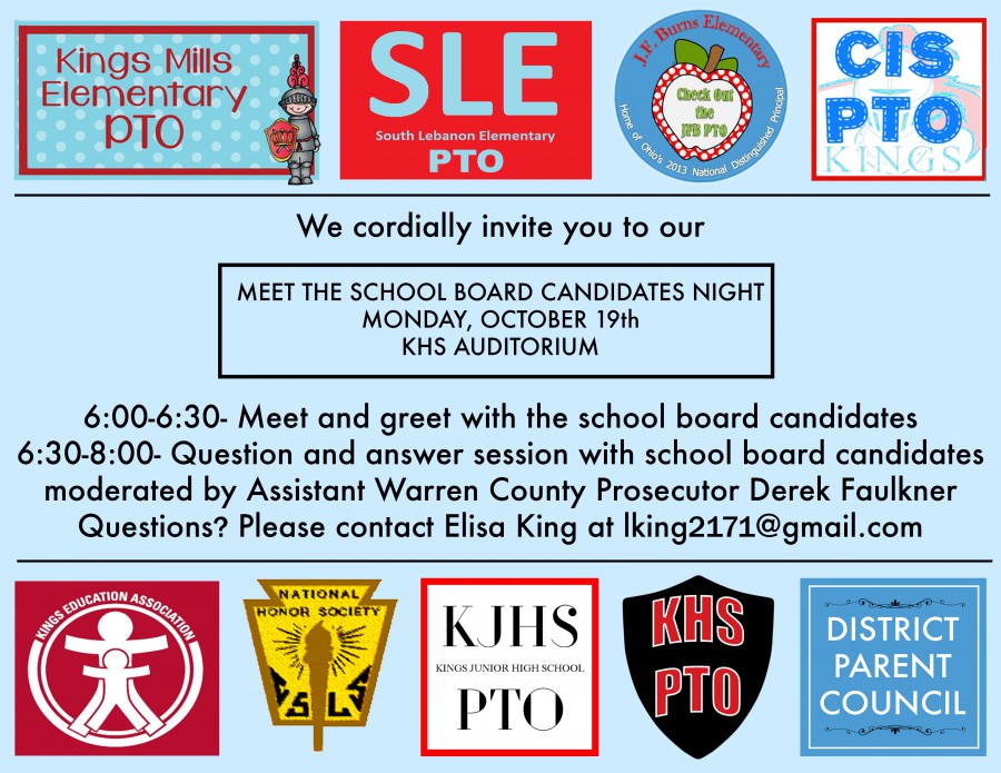 Candidates Night Invitation graphic Candidates Night Invitation graphic