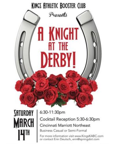 Knight at the Derby Fundraiser graphic Knight at the Derby Fundraiser graphic