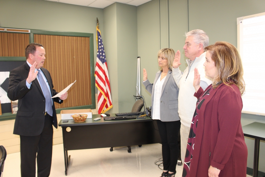 Three new board of education members take oath of office