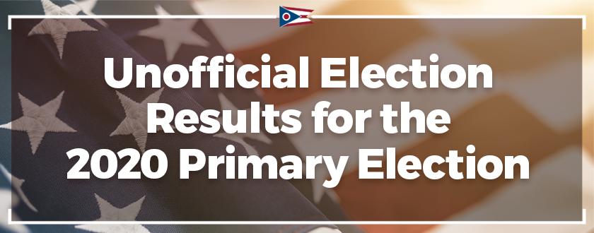 Unofficial Election Results graphic