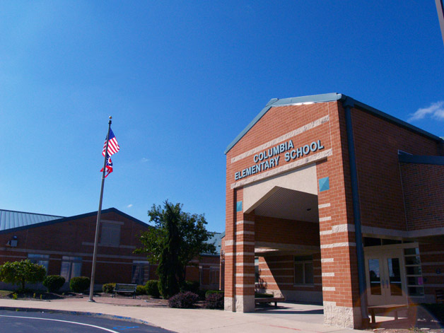 Columbia Intermediate School Front entrance